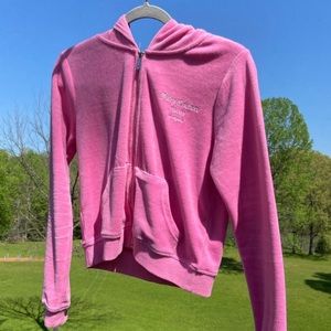 Juicy couture X Forever 21 cropped zip
up jacket